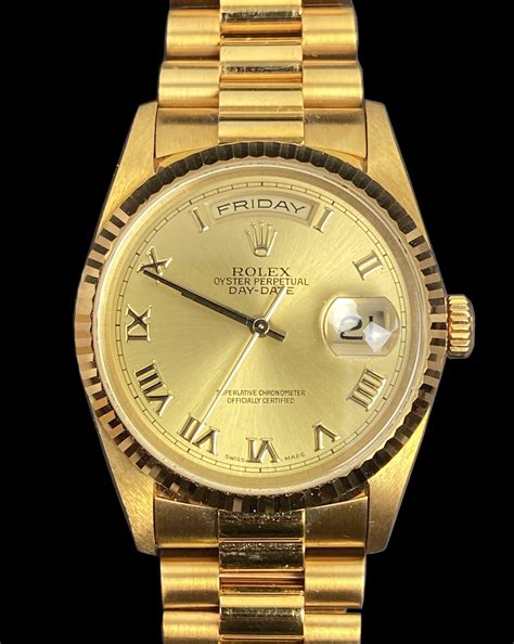 rolex oyster perpetual day date 1985|rolex day date watch price.